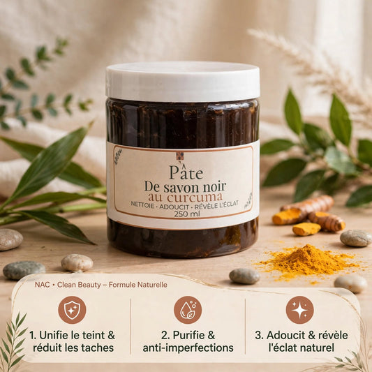 Savon Noir au Curcuma