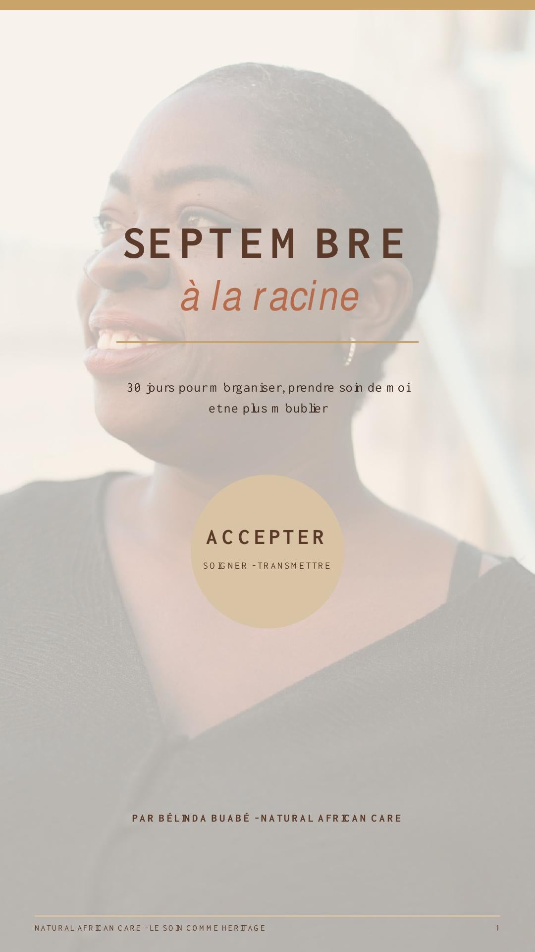 Septembre à la racine — Planner numérique 30 jours